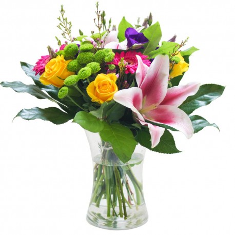 Elegant Vase - Glass Vase Arrangement