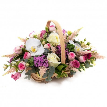 Graceful Beauty Flower Basket