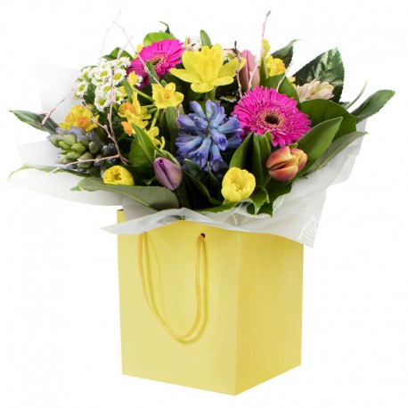Meadow Fresh Floral Bag Arrangement