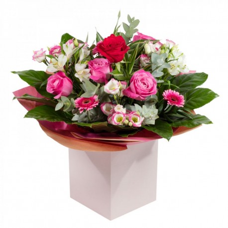 The Secret Admirer Single Red Rose Floral Arrangement