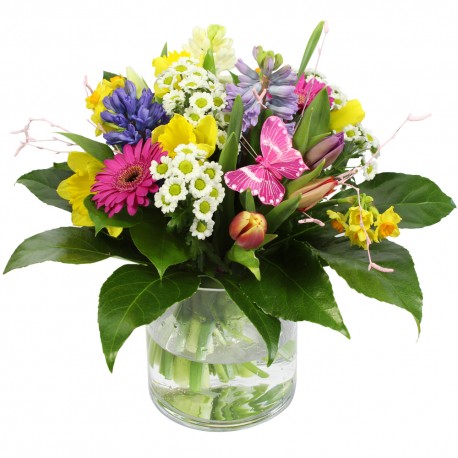 You're Wonderful Glass Vase Arrangement