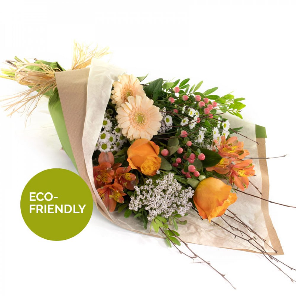 Peaches and Cream Floral Bouquet